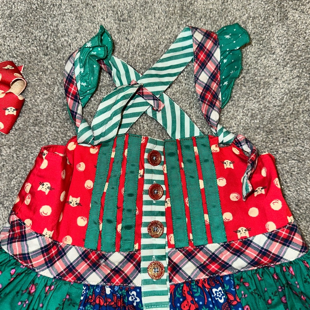 Matilda Jane Dress with Bow size 4 - Picture 3 of 6